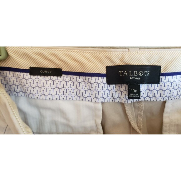 Talbots Petite Khaki Chino Pants - 10P - Picture 4 of 7